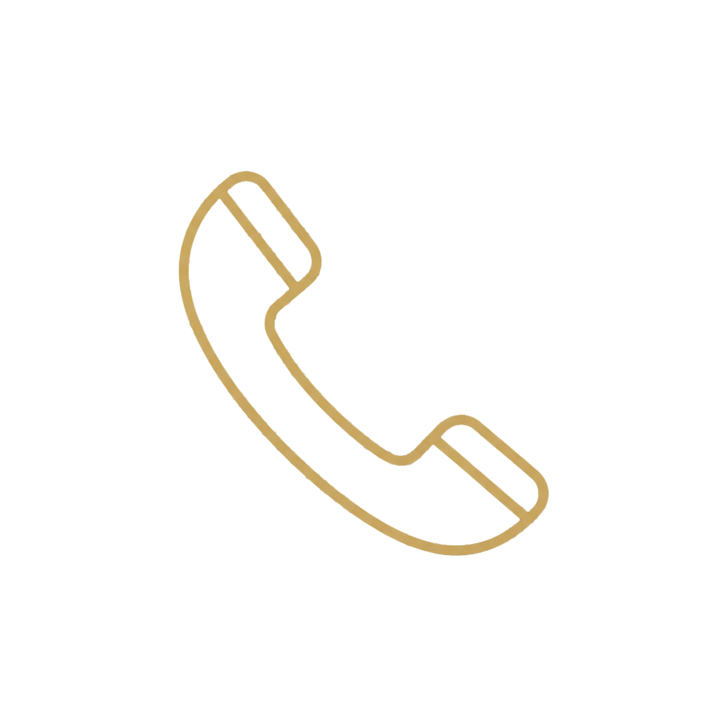 Raucherentwöhnung mit Hypnose 3 Goldenes Telefon-Symbol für ein kostenfreies Erstgespräch zur Raucherentwöhnung mit Hypnose